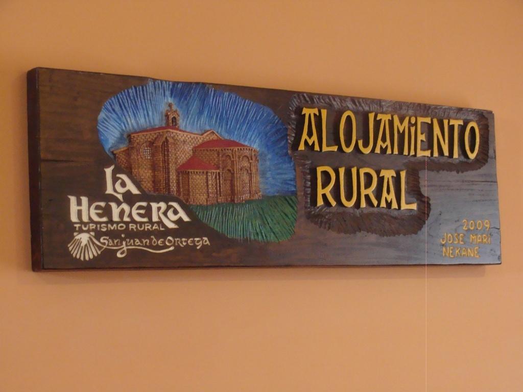 Alojamiento Rural La Henera San Juan de Ortega Eksteriør bilde